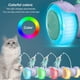 thumbnail image 2 of Juguete interactivo para gatos con control remoto, bola giratoria con luz LED y plumas, carga por USB, bola automática para gatitos., 2 of 5