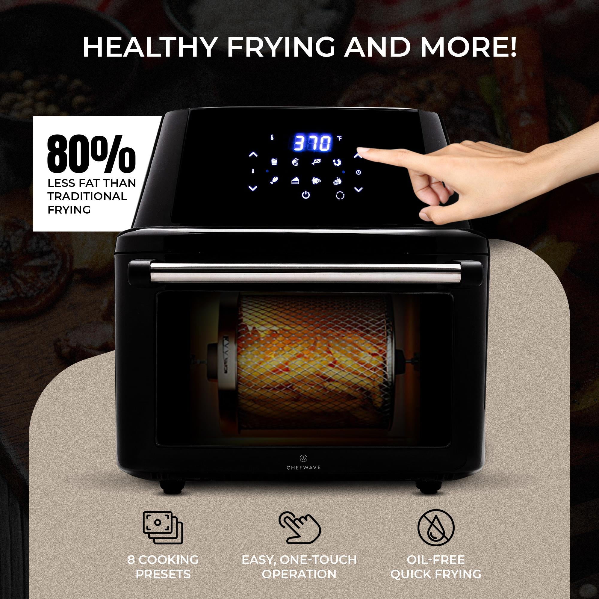 ChefWave Magma 16 Quart Air Fryer/Oven/Rotisserie/Dehydrator and Accessories