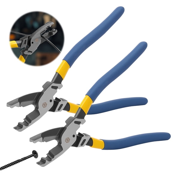 lkoopy 2 Pcs Screw Extractor Pliers Chrome Vanadium Steel Screw Removal Pliers with Nonslip Ergonomic Handle for Home Improvement Plumbing Automotive
