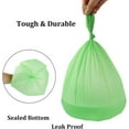 thumbnail image 4 of Biodegradable Bin Liners Bags 150 pcs, 4 Gallon Biodegradable Trash Bags Compostable Garbage Bags Rubbish Bags Waste Bags, Tough, Compost Bags for Garden, Office, Home, 4 of 7