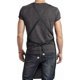 thumbnail image 3 of Chef apron Waterproof cotton canvas Adjustable cross-back apron Multiple pockets Painted barista overall Black, 3 of 5