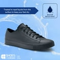 thumbnail image 3 of Shoes For Crews Delray, Men's, Women's, Unisex Slip Resistant Work Shoes, Water Resistant, Black Leather, 3 of 5