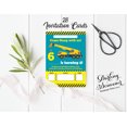 thumbnail image 2 of Darling Souvenir Green Birthday Invitation Card Printable Elegant Fill or Write In Blank Party Invites 28 Pcs 5 x 7 Inches, 2 of 4