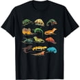 thumbnail image 1 of T-Shirt Collage Lézard Dragon Barbu pour Enfants - comme sur L'Image - L, 1 of 2