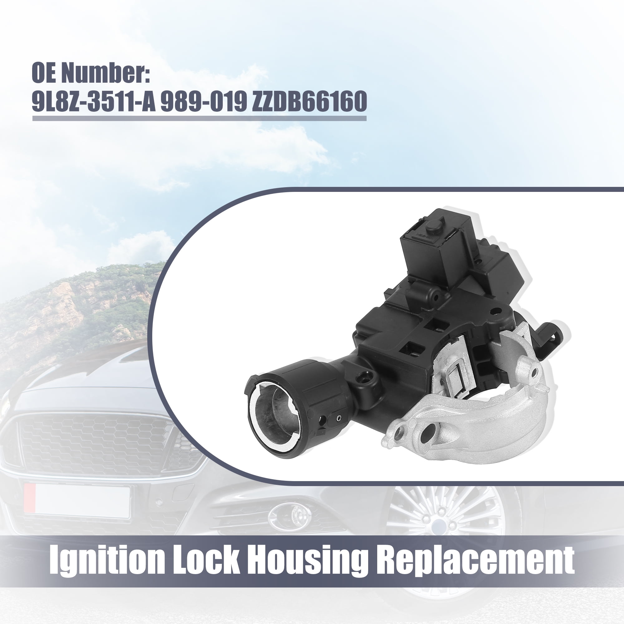 Mazda Tribute 2008-2011 9L8Z-3511-A Ignition Lock Housing 989-019 Ignition Lock Flange Compatible with Ford Escape Focus 2008-2011 Mercury Mariner 2008-2010 