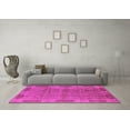 thumbnail image 3 of Ahgly Company Indoor Round Oriental Pink Traditional Area Rugs, 6' Round, 3 of 4