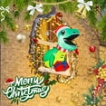 thumbnail image 4 of Costway 3.3' Christmas Inflatable Dinosaur Broke Out from Window Hanging Window Dinosaur, 4 of 10
