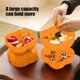thumbnail image 4 of Caja de Caramelos de Calabaza de Halloween de dos niveles | Organizador de almacenamiento de caramelos compartimentado | Plástico de grado alimentario | Diseño de tapas y apilables | Naranja, 4 of 6