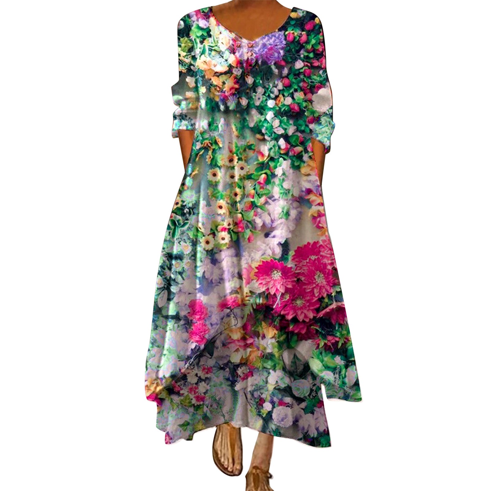 Casual Fit Dress Maxi Dress for Women Semi Formal Party Dress Dresses