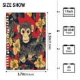 thumbnail image 3 of Notebook 8.3x5.7x0.4 Inch One Sizex1 Journey Note Diary Hardcover Notebook 60 Pages,80g Paper Writing Smooth and Not Easy to Break Beautiful Big Monkey, 3 of 8