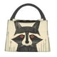 thumbnail image 1 of Fotbe Retro Raccoon Graphic Print Bolsa Térmica Portátil con Estampado, Bolsa de Entrega de Alimentos Aislada, Bolsa Reutilizable de Gran Capacidad para Comidas y Supermercado, 1 of 6