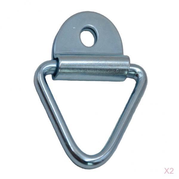 2 Anclajes de Amarre para Remolque de Carga, Ganchos de Amarre de en V Baoblaze Amarre el anillo de amarre