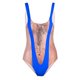 thumbnail image 4 of WILLBEST Trajes de Baño Mujer 2 Piezas Traje de Baño Para Mujer Cuello Cuadrado Estampado Floral Traje de Baño Para Playa Trajes de Baño de Verano Con Volante En El Pecho, 4 of 4