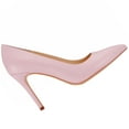 thumbnail image 3 of JENN ARDOR Women High Heels 4 Inches Pointed Toe Classic Stiletto High Heels Pink Size 10, 3 of 6
