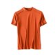 thumbnail image 2 of Fiudx Liquidación de Ahorros de Verano Camiseta Lisa con Cuello Redondo y Medio Cuello Alto para Mujer, Camiseta Básica de Manga Corta, Top/Camisa de Manga Corta con Cuello Redondo, 2 of 3