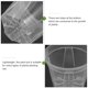 thumbnail image 3 of PENIKOKO 10Ud Macetas Claras Para Plantar Con Transpirabilidad Y Drenaje Eficiente, 3 of 8