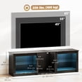 thumbnail image 3 of HOMCOM TV Stand with LED Lights, Moder Media Console for TVs up to 65 Inch, 3 of 10