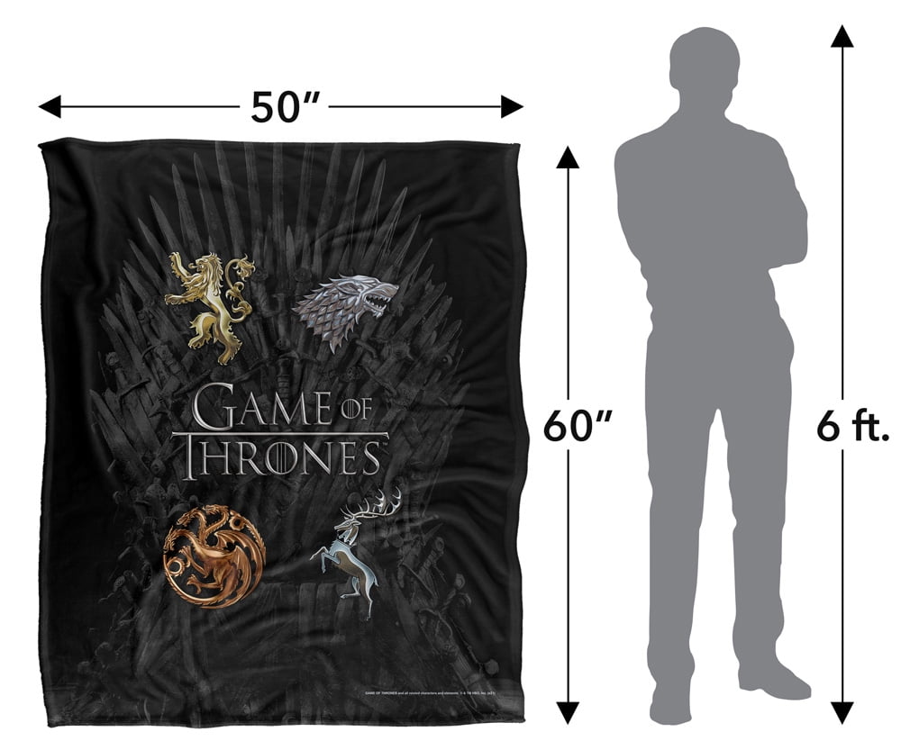 Game of 2025 thrones fleece blanket