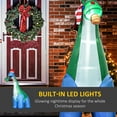 thumbnail image 6 of Resenkos 11FT Long Christmas Inflatable Outdoor Decor, Dinosaur with Christmas Tree in Mouth, Blow-Up LED Yard Decor, Waterproof, Multicolor, 6 of 7