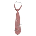 thumbnail image 5 of FASHOFT Rose Gold Punk Cross Chain Neckties Pre Tied School Necktie Star Tie for Women Men Adjustable Metal Chain Tie for School Uniform Shirt Prom Party Cosplay, 5 of 5