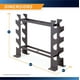 thumbnail image 2 of Compact Dumbbell Rack Free Weight Stand for Home Gym, 2 of 6