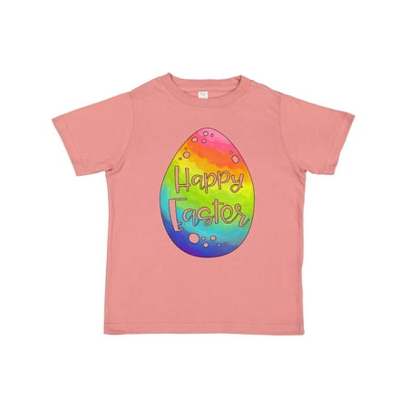 

Inktastic Happy Easter Rainbow Easter Egg Gift Toddler Boy or Toddler Girl T-Shirt