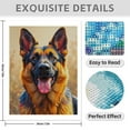 thumbnail image 3 of Diamond Art Kit for Adults, Dog Portrait Lush Fur Outdoors Diamond Painting for Adults Beginners, 5D DIY Diamond Art Painting Kits, Colorful Diamond Painting Craft for Home Decor 12x16, 3 of 7
