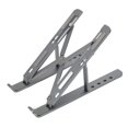 thumbnail image 5 of Soporte para computadora portátil, ergonómico, de aleación de aluminio, de silicona, plegable, antideslizante, con ángulo ajustable, para computadora portátil de 9 a 15,6 pulgadas, 5 of 5