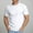 White, variant on Yteetum Khaki Men's Tee Shirts Summer Solid Color Comfortable Stretch Casual Athletic Pullover Crew Neck Short Sleeve T-shirts Tops S