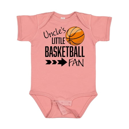 

Inktastic Uncle s Little Basketball Fan Gift Baby Boy or Baby Girl Bodysuit