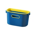 thumbnail image 2 of Cubo de basura colgante para cocina, bote de basura de cocina, capacidad de 7 l, duradero y grueso. Azul, 2 of 9
