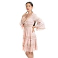 thumbnail image 2 of Vestido Boho con encaje Roman Fashion /Juvenil, 2136 (Palo de rosa) rosa G, 2 of 7