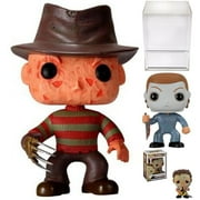 Funko POP Collector Set Horror Movie: Leatherface, Michael Myers, Freddy Krueger + Premium Protector