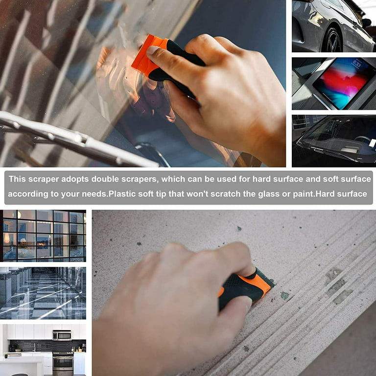 10PCS/Set Vehicle Window Tint Tool Kit Car Wrap Tools With Scraper