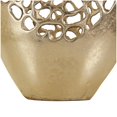 thumbnail image 5 of DecMode 15" Rounded Gold Aluminum Metal Vase with Freeform Open Lattice Work, 5 of 10