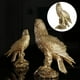 thumbnail image 5 of Estatua de águila vívida, figura coleccionable de escritorio, artesanía, obra de arte, resina, personalidad 3D 9.45x5.12x13.39 pulgadas, 5 of 9