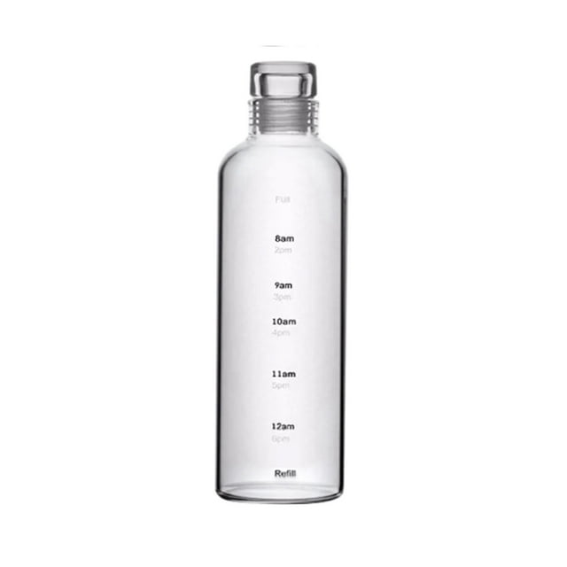SDNall Plastic Cups with Lids, Clear Plastic Cups, Plastic Measuring Cup, Clear Plastic Cups with Lids, Unisex Timed Measuring Cup Transparent Plastic Car Cup Leakproof Concise Water Cup