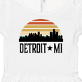 thumbnail image 4 of Inktastic Detroit Michigan Skyline Retro Girls Baby Dress, 4 of 5