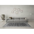 thumbnail image 3 of Ahgly Company Indoor Round Oriental Gray Industrial Area Rugs, 5' Round, 3 of 4
