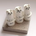 thumbnail image 5 of Set of 3 Cat Flower Vase Bud Ceramic Mini Handmade Tiny Vases for Home Decor, Wedding Party, Birthday Gift - Unique, Cute and Aesthetic Miniature Vases - Japanese Trendy, Pretty and Bulk, 5 of 12