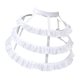 thumbnail image 4 of Enagua de vestido, suave y portátil, para dama de honor, graduación y baile de graduación. blanco, 4 of 9