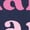 NAVY, variant on Instant Message - Colorful Stacked Mama Short Sleeve Graphic T-Shirt