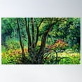 thumbnail image 2 of Forest Meadow Poster Wall Art, Modern Wall Decor For Living Room Bedroom, 12x18 UNFRAMED, 2 of 3
