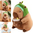thumbnail image 4 of Juguete Peluche Capibara WDOplteas Suave Marrón, 4 of 9