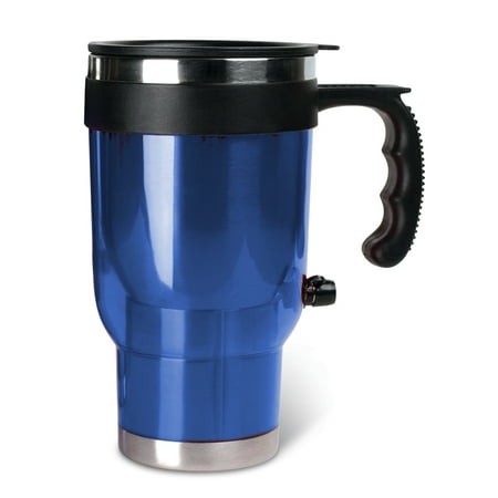 12 Volt Heated 16 Oz Travel Mug for Car Automobile Travel Cup (Best K Cup For Travel Mug)