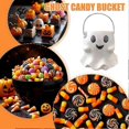 thumbnail image 2 of Ghost Bucket Vase Halloween Ghost Treat Buckets Halloween Ghost Bucket Vase for Doorway Bedroom Living Room, 2 of 5