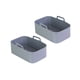 thumbnail image 2 of Advancent Freidora de aire, placa para hornear, temperatura, revestimiento que no se decolora, cesta de silicona reutilizable, cocina, barbacoa, barbacoa, Cocina y Comedor Gris 2 piezas Advancent  HA068518-03, 2 of 6