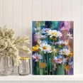 thumbnail image 2 of Abstract Impressionist Daisy Oil Canvas Print, Suitable for Living Room, Bedroom, Office, Kitchen Decor, 2 of 8