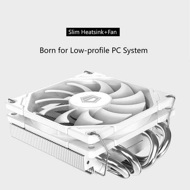 CPU Cooler 4 Direct Contact Heatpipes Slim Fan 600-2500RPM CPU Radiator Fan 4PIN