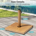 thumbnail image 3 of Pellebant 40 Square HDPE Patio Umbrella Base, 3 of 10